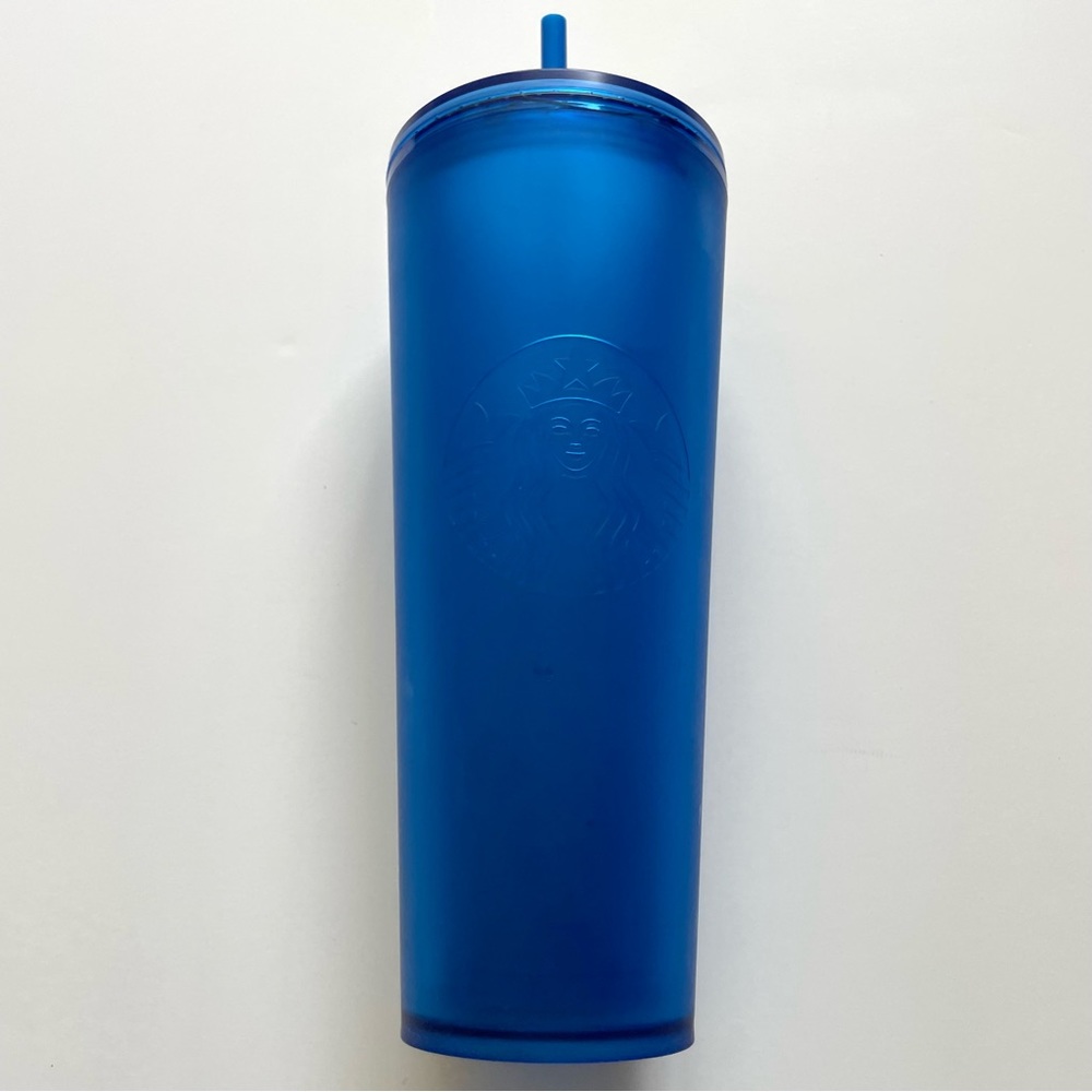 NWOT Starbucks Spring 2023 Blueberry Soft Touch Venti Tumbler